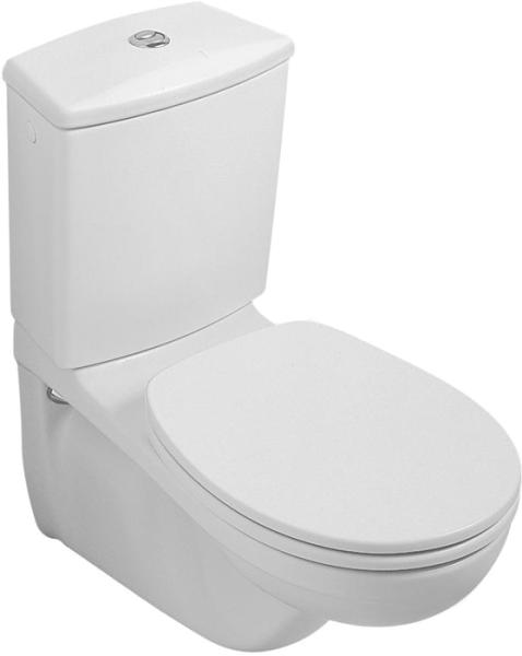 Villeroy & Boch Tiefspül-WC für Kombination O.n 662310 355x680mm Oval Weiß Alpin