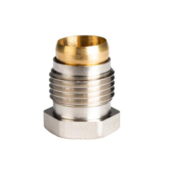 Danfoss Klemmverschraubungen G 1/2" AG x 15 mm vernickelt für Stahl- und Kupferrohre