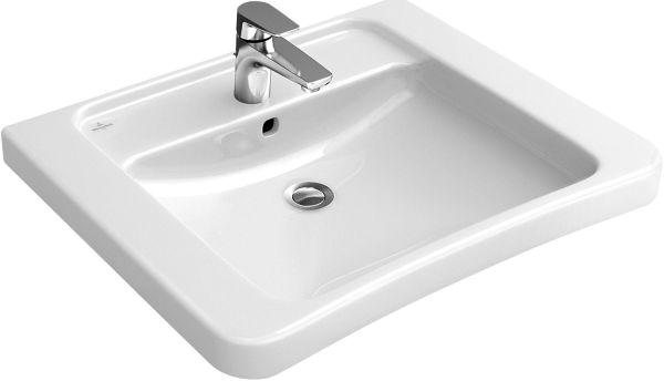 Villeroy & Boch Waschbecken Vita Architectura V 517867 650x550mm Rechteck Weiß Alpin