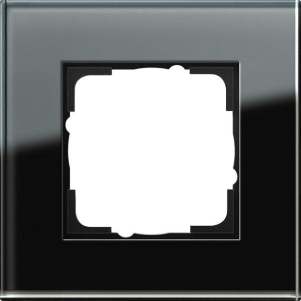Gira Rahmen 1-fach schwarz glas Esprit 021105