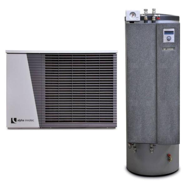alpha innotec Luft-Wasser Wärmepumpe alira LWD 90A-HTD mit Hydrauliktower 9 kW