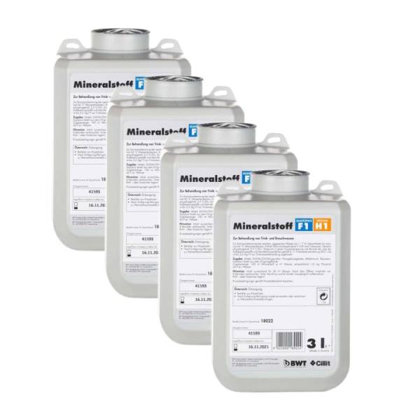 BWT Mineralstoff-Dosierlösung 4x3 Liter Quantophos F1/H1