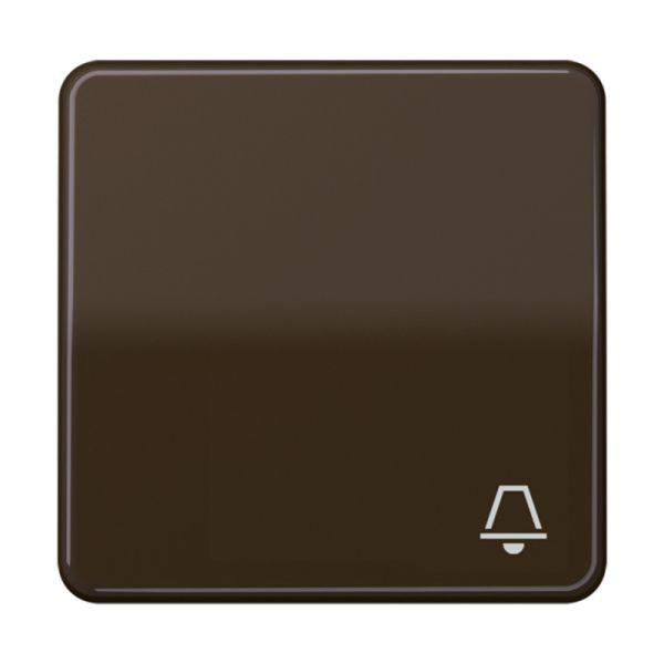 Jung Wippe Schalter br glänzend Klingel CD 590 K BR