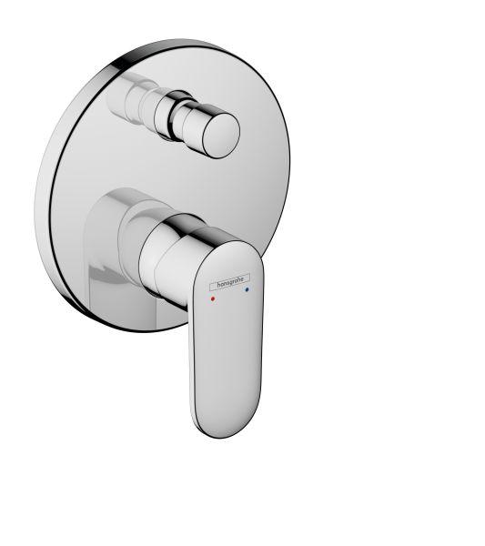 hansgrohe Wannenmischer Unterputz Vernis Fertigset chrom