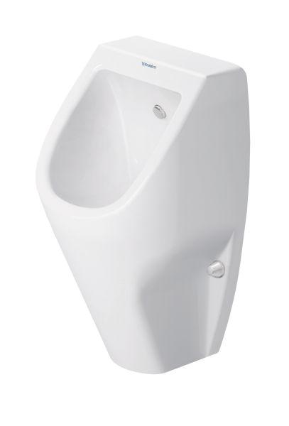 Duravit Urinal D-Code Zulauf von hinten rimless ohne Fliege weiß