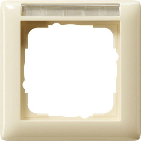 Gira Rahmen 1-fach weiß glänzend horizontal BSF Kst Standard 55 109101