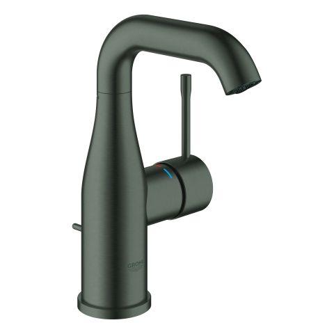 GROHE Einhand-WT-Batterie Essence 24173 M-Size U-Auslauf hard graphite gebürstet