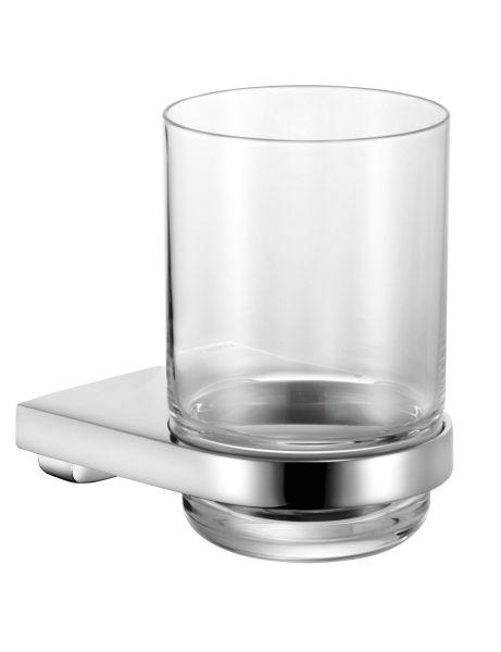Keuco Glashalter Collection Moll 12750 komplett mit Echtkristall-Glas