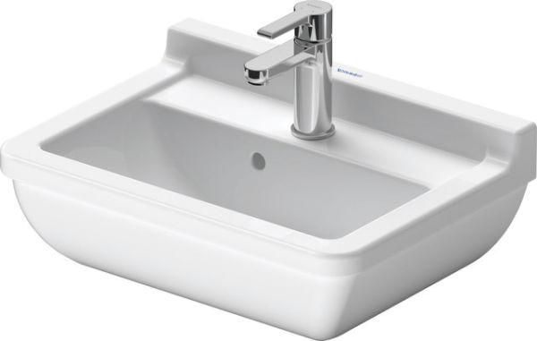 Duravit Waschtisch Starck 3 500 mm mit ÜL mit HLB 1 HL weiß