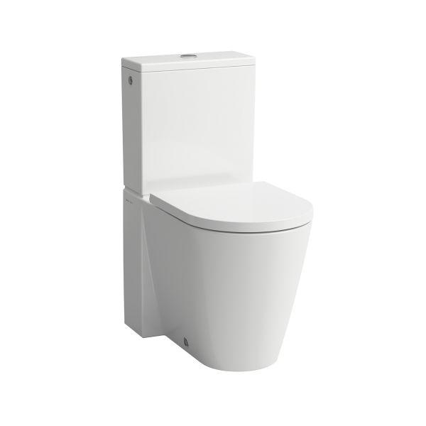 LAUFEN Stand-Tiefspül WC-Kombi Kartell 370x660 VARIO-Abg spülrandlos LCC weiß