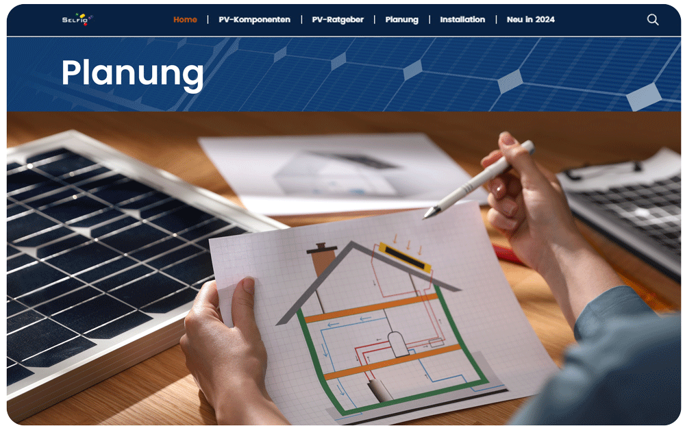 Planung einer Photovoltaikanlage